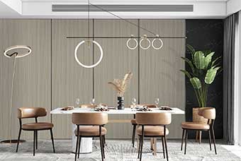 四平轻奢风格-餐厅