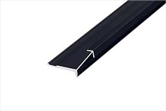 四平航空纤维墙咔铝合金阳角线（哑黑氧化）