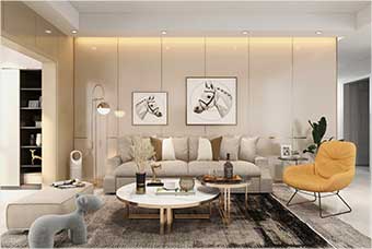 四平客厅空间案例