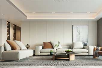 四平客厅空间案例