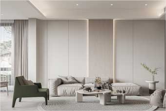 四平客厅空间案例