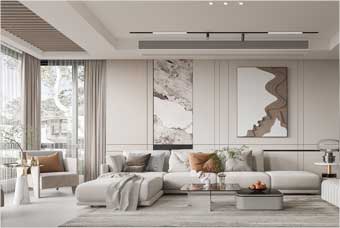 四平客厅空间案例