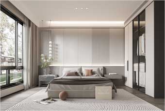 四平卧室空间案例