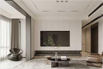 四平客厅空间案例